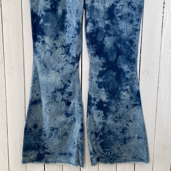 Cato Tie Dye Flare Jeans - Picture 6 of 16